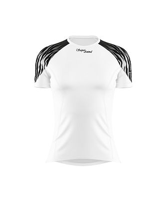 Dámské funkční triko krátký rukáv ZEBRA bílá Bamboo Light New