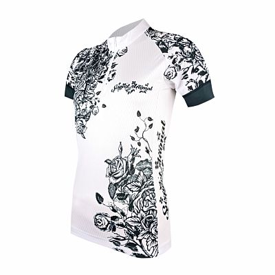 Dámský cyklistický dres Clara bílá, S, M, L, XL