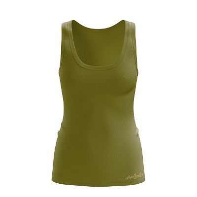 Dámský funkční NÁTĚLNÍK olivová Bamboo Ultra CLASSIC, XS