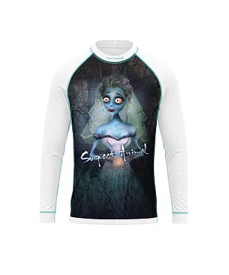 Dětské funkční triko dlouhý rukáv EMILY bílá Bamboo Heavy, 140