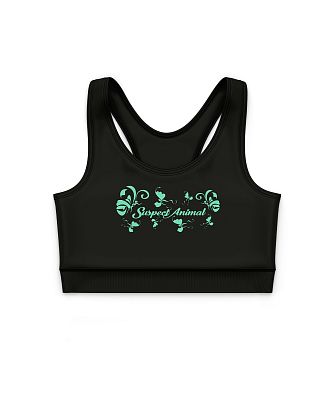 Dívčí funkční top CHAMELEON černá Bamboo Ultra