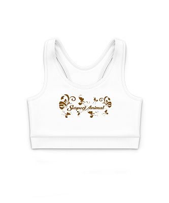 Dívčí funkční top KEEP CALM bílá Bamboo Ultra