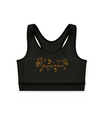 Dívčí funkční top KEEP CALM černá Bamboo Ultra