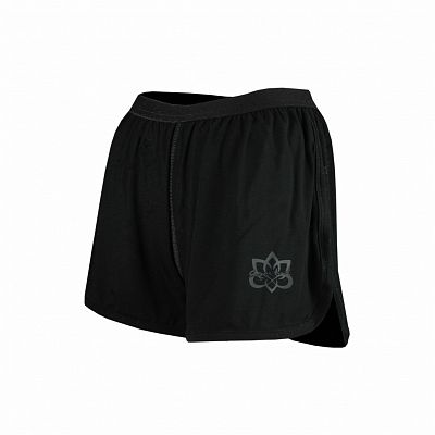 Funkční sportovní volné šortky Yoga černá
