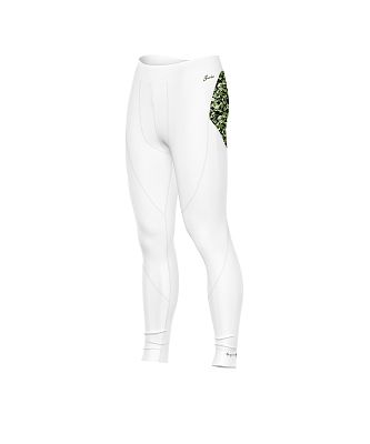 Pánské funkční spodky dlouhé CAMO bílá Bamboo Thermo