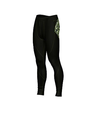 Pánské funkční spodky dlouhé CAMO černá Bamboo Thermo