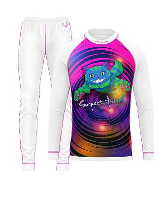 Set dětského funkčního prádla ŠKLÍBA bílá Bamboo Ultra