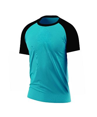 VÝPRODEJ - Chlapecké tričko raglán krátký rukáv Bamboo Ultra CLASSIC modrá/černá, 120