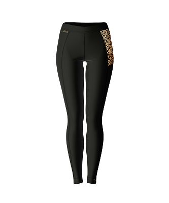 VÝPRODEJ - Dámské funkční spodky dlouhé LEO černá/hnědá Bamboo Heavy, M, L