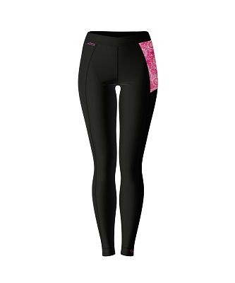 VÝPRODEJ - Dámské funkční spodky dlouhé PINK MANDALA černá Bamboo Light New, S