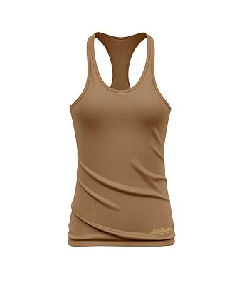 VÝPRODEJ - Dámské funkční sportovní tílko CAPPUCCINO Bamboo Ultra CLASSIC, XS