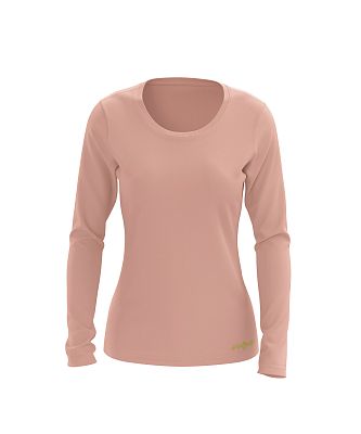 VÝPRODEJ - Dámské funkční tričko SPORTY dlouhý rukáv světlá růžová Bamboo Ultra CLASSIC, S