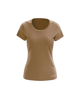 VÝPRODEJ - Dámské funkční tričko SPORTY krátký rukáv cappuccino Bamboo Ultra CLASSIC, S