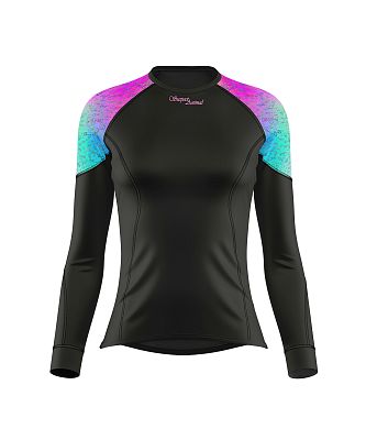 VÝPRODEJ - Dámské funkční triko dlouhý rukáv AQUARELLE LADY černá Bamboo Light New, M