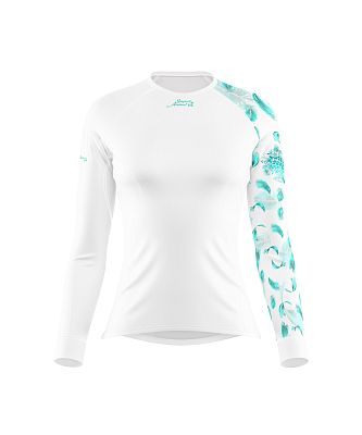 VÝPRODEJ - Dámské funkční triko dlouhý rukáv BIRD bílá Bamboo Thermo, L