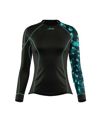 VÝPRODEJ - Dámské funkční triko dlouhý rukáv BIRD černá Bamboo Heavy, XL