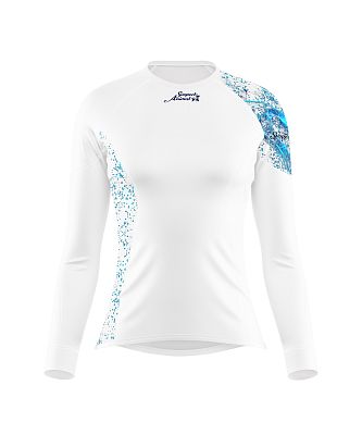 VÝPRODEJ - Dámské funkční triko dlouhý rukáv HEART bílá Bamboo Ultra, S, L