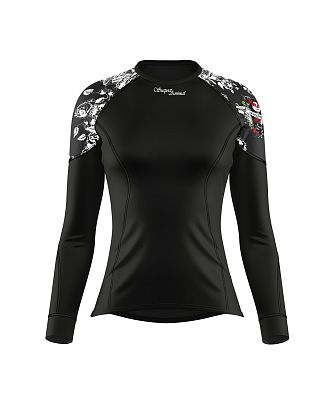 VÝPRODEJ - Dámské funkční triko dlouhý rukáv LADY ELEGANT černá Bamboo Light New, XXL