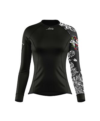 VÝPRODEJ - Dámské funkční triko dlouhý rukáv LADY ELEGANT černá Bamboo Thermo, S, XXL