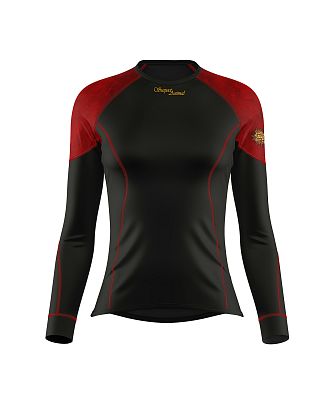 VÝPRODEJ - Dámské funkční triko dlouhý rukáv RED VELVET černá Bamboo Light New, XXL