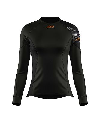 VÝPRODEJ - Dámské funkční triko dlouhý rukáv RIDER LADY černá Bamboo Ultra, M