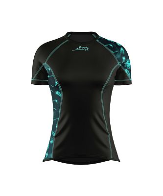 VÝPRODEJ - Dámské funkční triko krátký rukáv BIRD černá Bamboo Ultra, 3XL