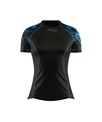 VÝPRODEJ - Dámské funkční triko krátký rukáv HEART černá Bamboo Light New, S