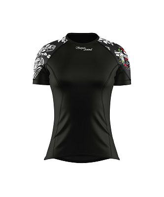 VÝPRODEJ - Dámské funkční triko krátký rukáv LADY ELEGANT černá Bamboo Light New, S, L