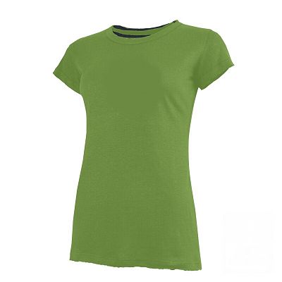 VÝPRODEJ - Dámské tričko z konopí bez potisku zelená XXL