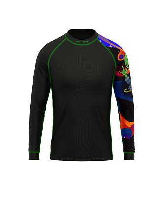 VÝPRODEJ - Dětské funkční triko dlouhý rukáv ALIEN černá Bamboo Thermo, 120