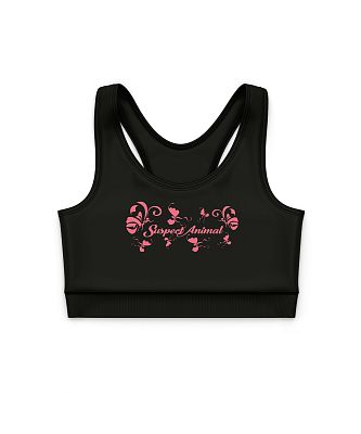 VÝPRODEJ - Dívčí funkční top JEDNOROŽEC černá Bamboo Ultra, 140