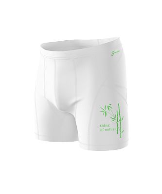 VÝPRODEJ - Pánské funkční trenky bílá Bamboo Light, XL