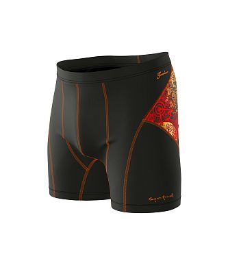 VÝPRODEJ - Pánské funkční trenýrky BIKES černá Bamboo Ultra, XL