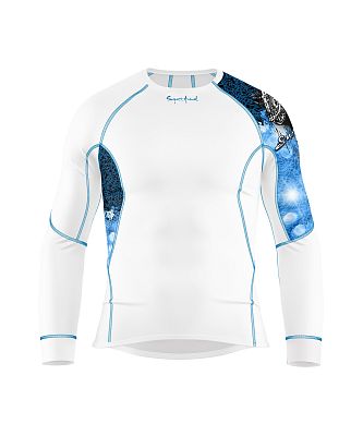 VÝPRODEJ - Pánské funkční triko dlouhý rukáv IGGY bílá Bamboo Ultra, XL