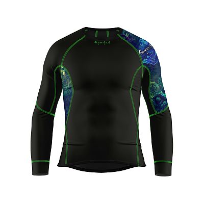 VÝPRODEJ - Pánské funkční triko dlouhý rukáv MECHANIC černá Bamboo Ultra, L