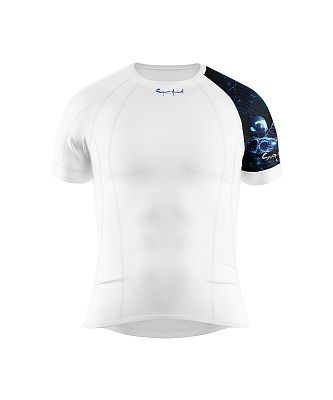VÝPRODEJ - Pánské funkční triko krátký rukáv ARCHITECT bílá Bamboo Heavy, M, L, XL, XXL