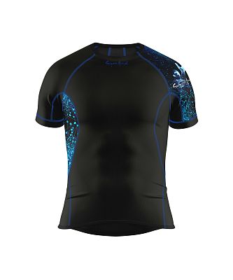 VÝPRODEJ - Pánské funkční triko krátký rukáv ARCHITECT černá Bamboo Ultra, M